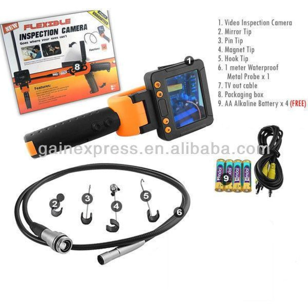 Vid-700_1M Waterproof 3.5 Inspection Camera Endoscope Borescope 1M Cable