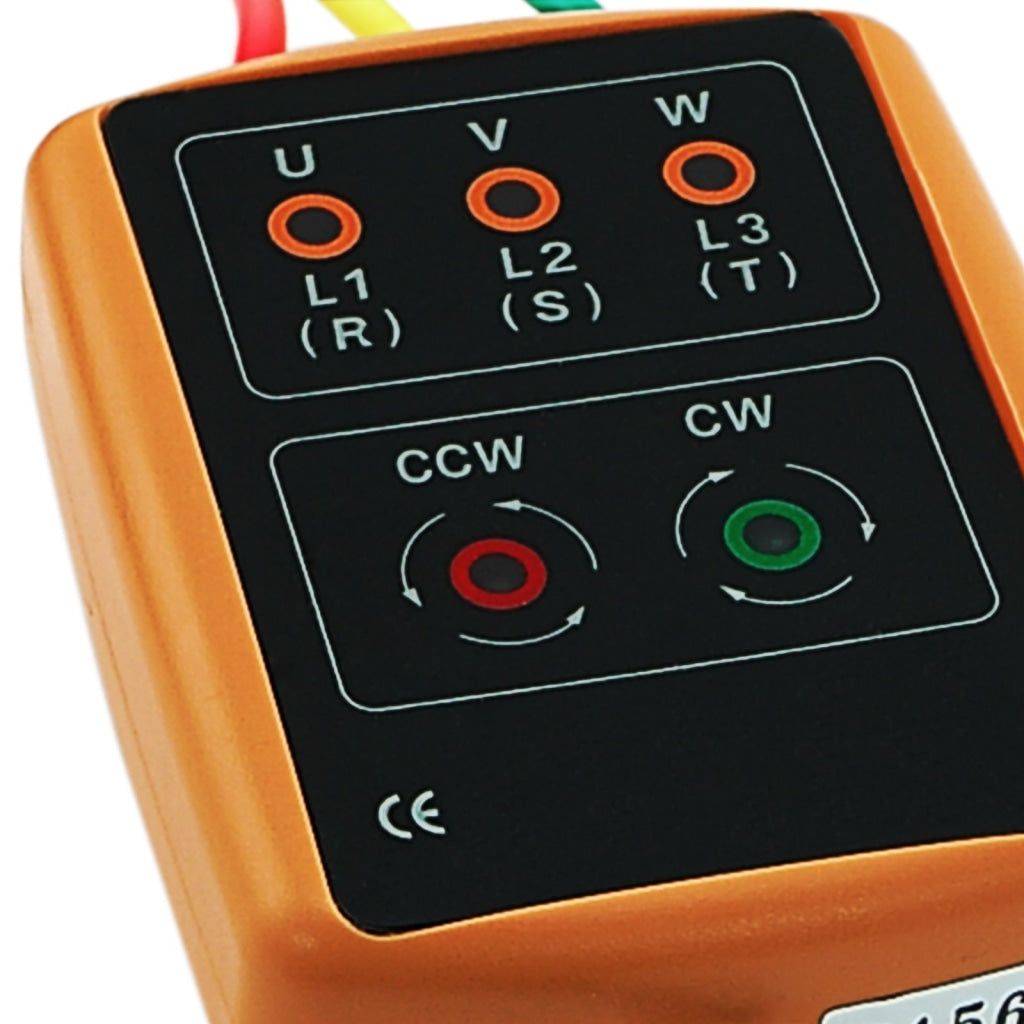 bestdo Sm852b 3 Phase Sequence Rotation Tester LED Indicator Detector Checker Meter JJ214494