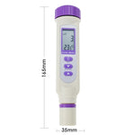 835-1 Digital Waterproof EC Conductivity Temperature Meter Tester Pen-type, Dual Display Water Quality, Thermometer, IP65 - Gain Express