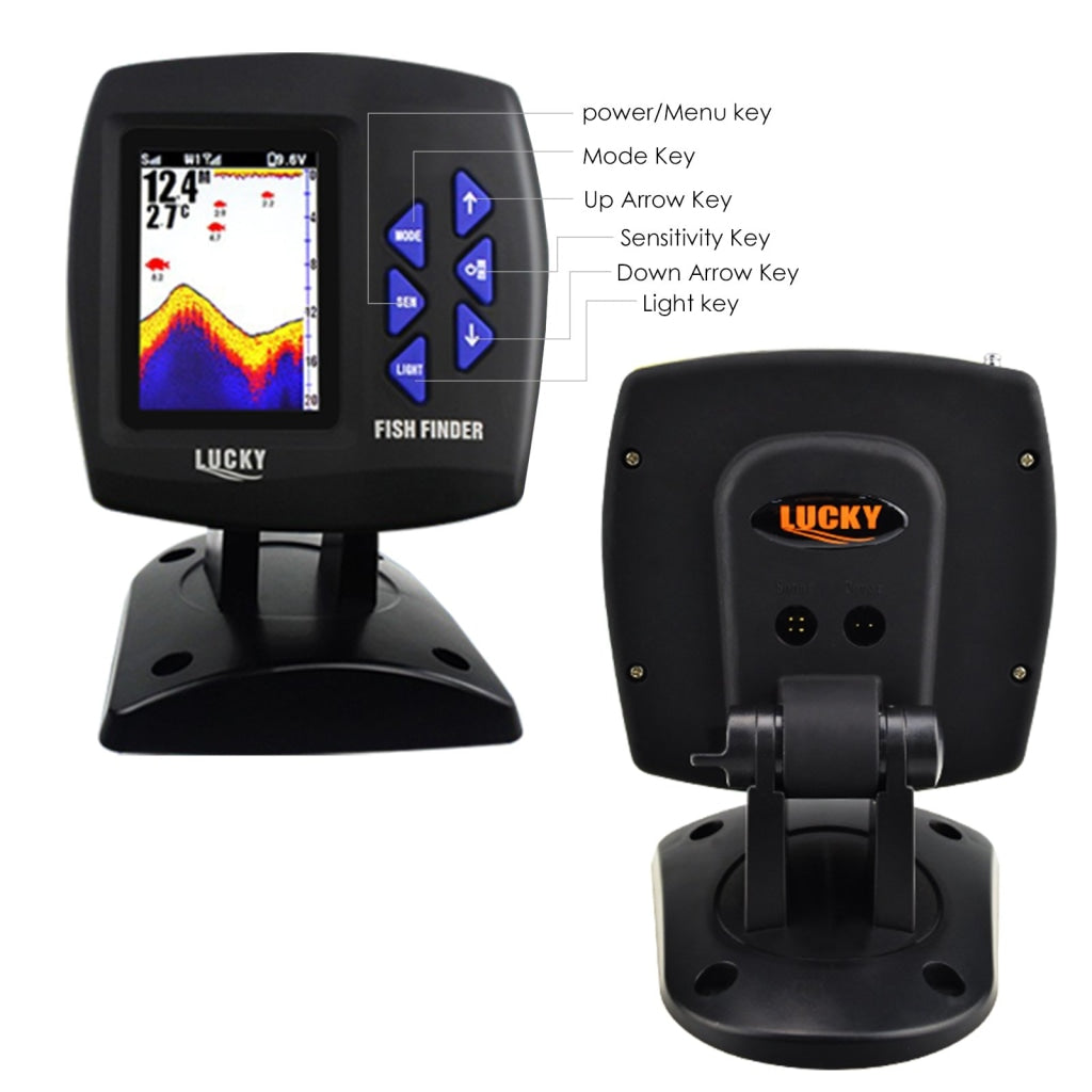 FF-918_CWLS LUCKY Color Display Boat Fish Finder Wireless Remote Contr image