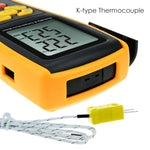 The-39 Lcd Digital Humidity And Temperature Meter Gauge 2 In 1 Measure Thermometer With Type K