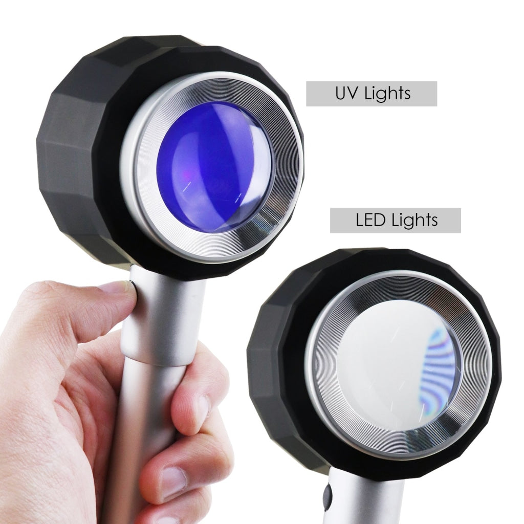 Double Glasses Loupe with LED Light - Unicom Radio