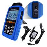 Tm-747D Digital 4-Channel K /j/ T / E/ R S/ N Type Thermocouple Thermometer Datalogger 16 800 Data
