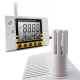 CO22 Carbon Dioxide / Temperature/ Humidity Indoor Air Quality Monitor Meter, Wall Mountable CO2 Detector 0~2000ppm Range - Gain Express