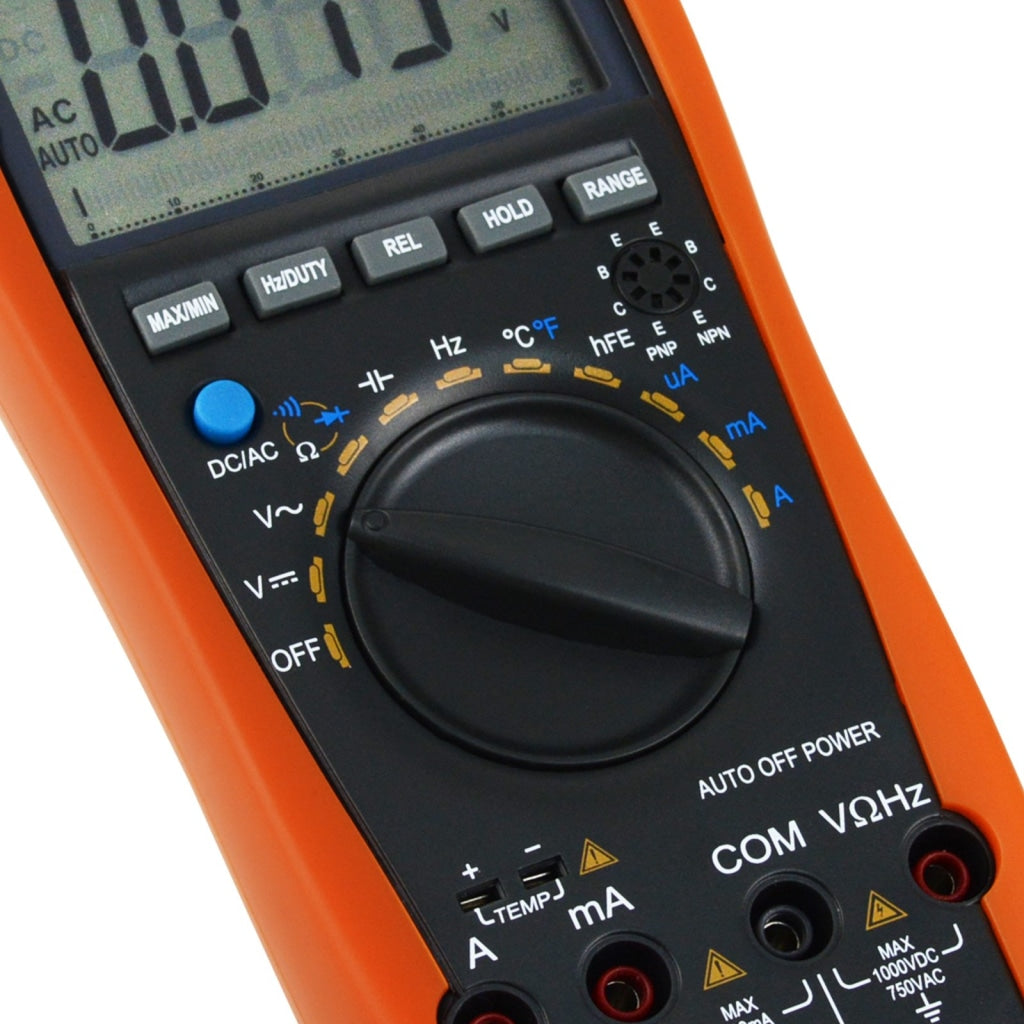 Vc-99 Professional Digital Multimeter Auto-& Manual-Ranging 6000 Counts With K-Type Thermocouple/ Ac