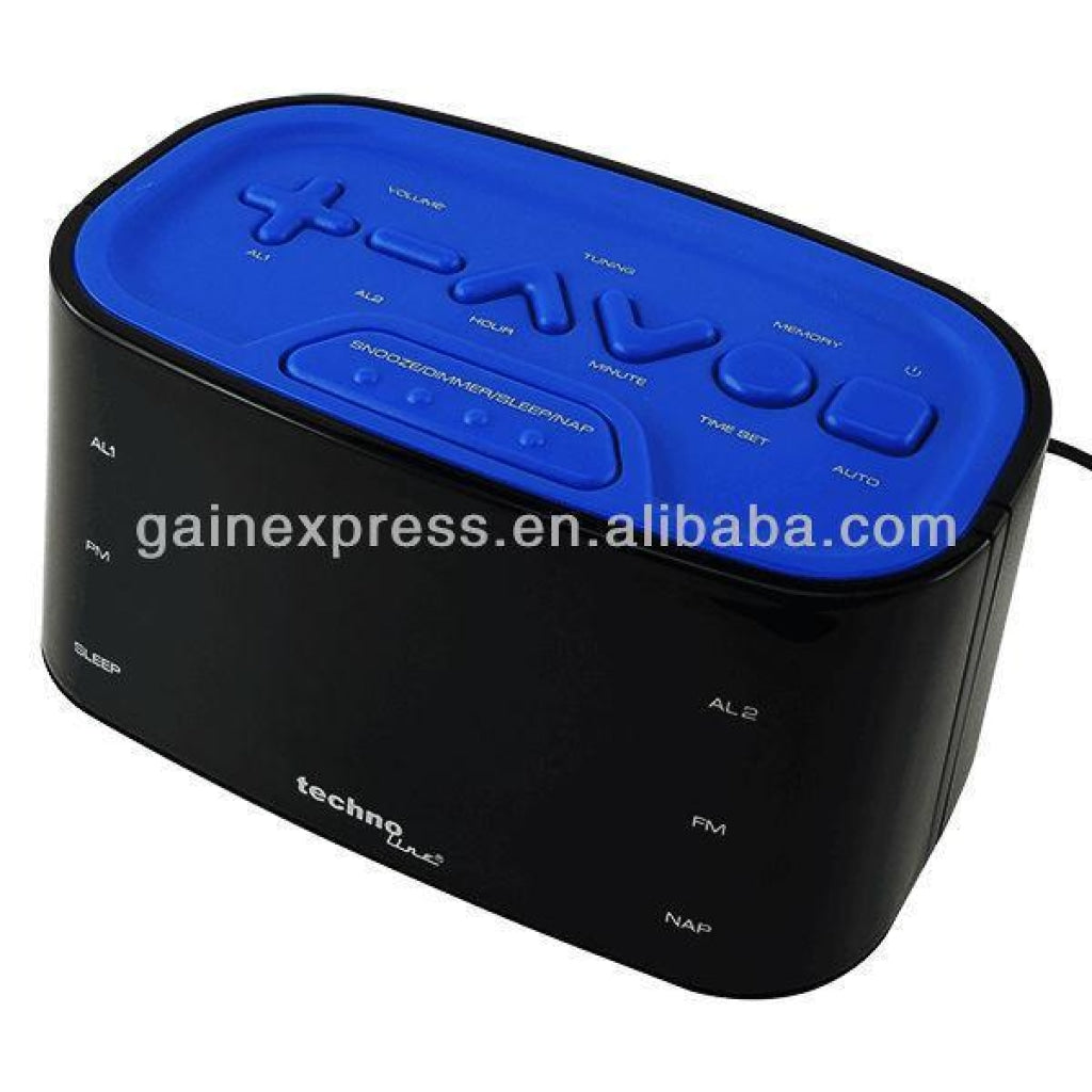 T04Wt465 Technoline Digital Quartz Radio Alarm Clock 220-240V Only Weather Station