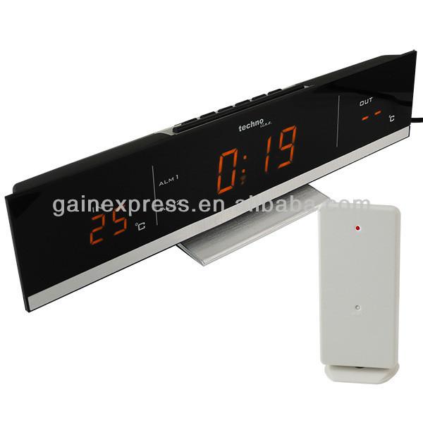 T04Ws6810 Technoline Radio Rc Clock 30M Temperature Weather Station 220-240V Only