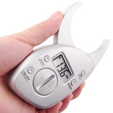 510-160 Digital Body Fat Caliper Analyzer Measure mm inch LCD for Men / Women Healthy Pocket Weight Monitor - Gain Express