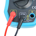 E04-008 Digital Multimeter W/ Test Leads Overload Protection Dc Ac Voltage Resistance Diode Measure