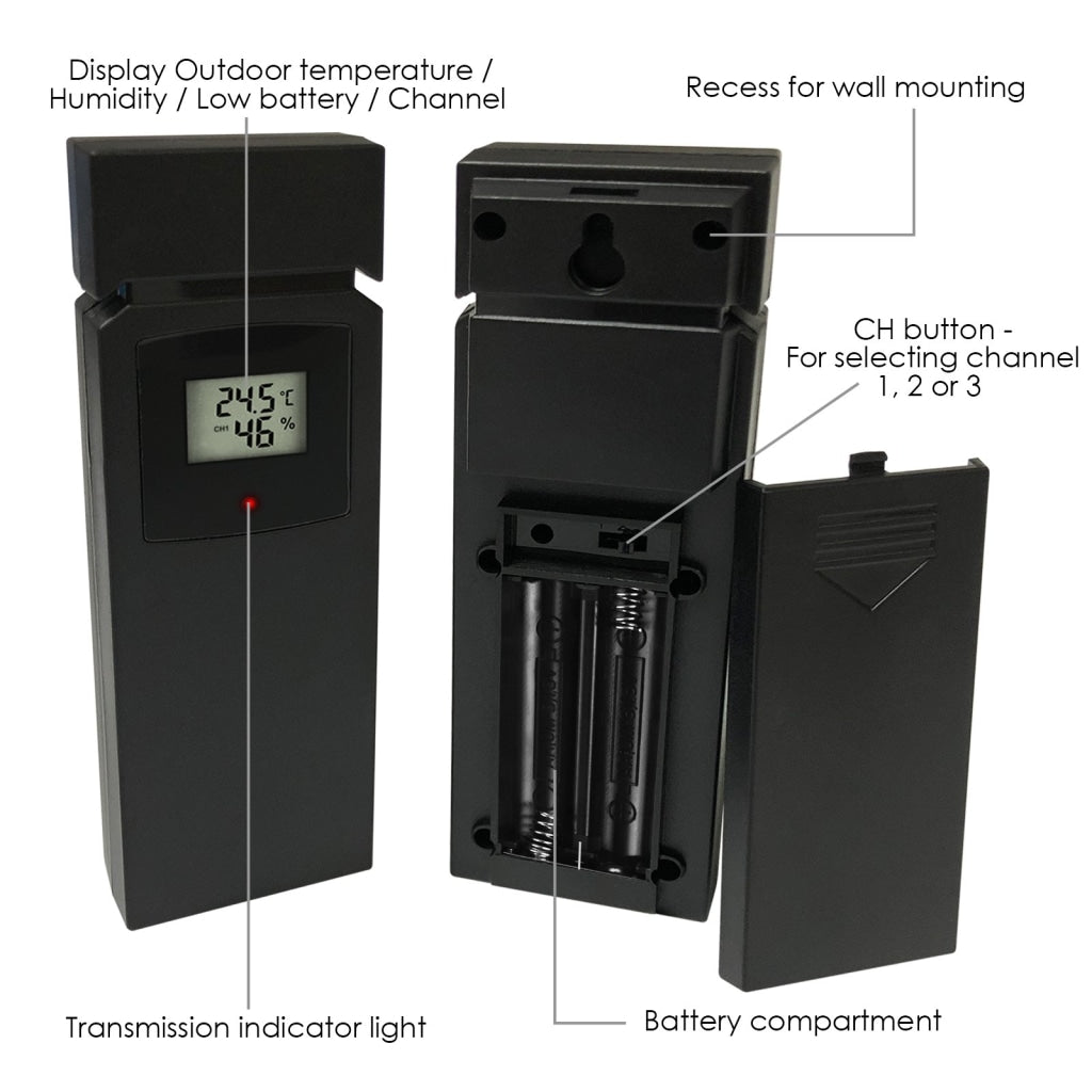 Indoor or Outdoor Wall Thermometer | Weatherproof Weather Instrument