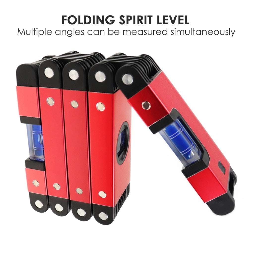 Adjustable Plastic Measuring Tool Multi Function Foldable Spirit Level -  China Foldable Spirit Level, Multi-Function Ruler