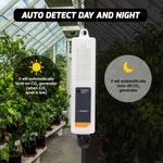 AQM-356 CO2 Controller & Monitor Auto Detect Day Night Carbon Dioxide CO2 Meter with 15ft Remote Dual Beam NDIR Sensor for Greenhouse, Grow Rooms, Hydroponics Rooms