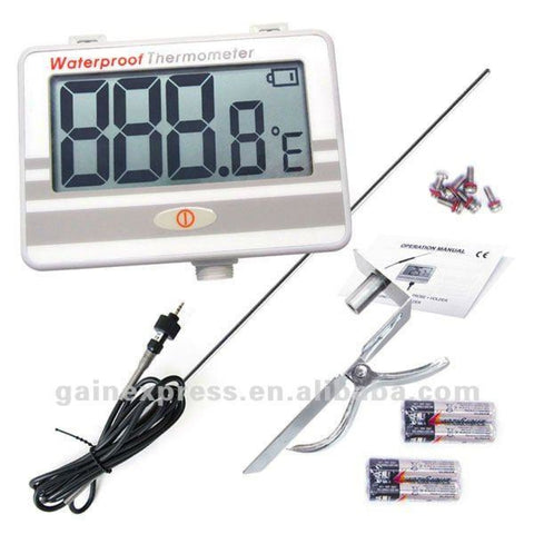 Smart Wireless Meat Thermometer W/ Bluetooth 98.42ft Range IP67 Waterproof  Grade for Oven, Grill, Smoker, Kitchen, BBQ