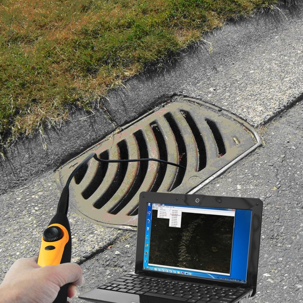 C0598AS_3M USB Video Inspection Borescope 3M Cable Endoscope Pipe Snake Scope 8.5mm HD Camera - Gain Express