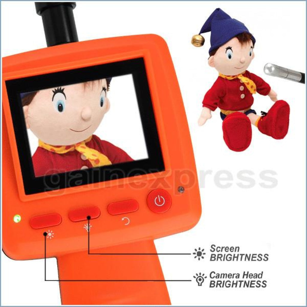 C0599D-5530L1 Handheld 2.4 inch Video Inspection 5.5mm Camera Endoscope 1M Cable 3 LED Borescope - Gain Express