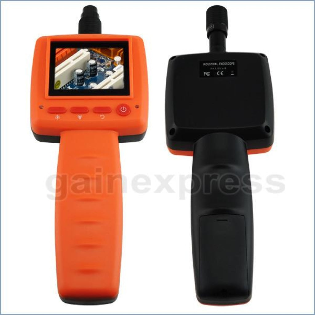 C0599D-5530L1 Handheld 2.4 inch Video Inspection 5.5mm Camera Endoscope 1M Cable 3 LED Borescope - Gain Express