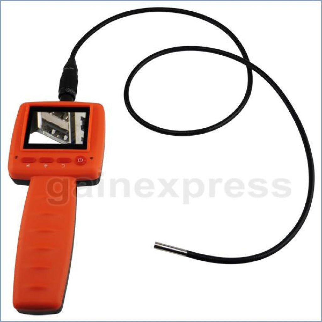C0599D-5530L1 Handheld 2.4 inch Video Inspection 5.5mm Camera Endoscope 1M Cable 3 LED Borescope - Gain Express