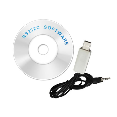CDC-B USB Cable RS232 CD Software with 3.5mm Diameter Jack - Gain Express