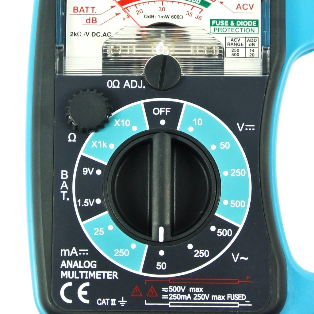 Gain Express E04-018 Analog 5 Scales Multimeter DC AC Voltage DC Current OHM Decibel Resistance Pocket Size