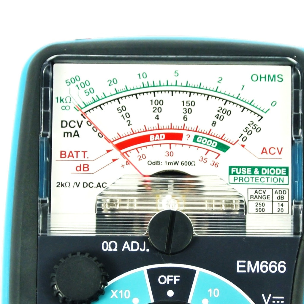 Gain Express E04-018 Analog 5 Scales Multimeter DC AC Voltage DC Current OHM Decibel Resistance Pocket Size