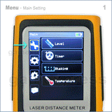 Gain Express GM100D Professional 100m Laser Distance Meter w/ High Accuracy ±1.5mm