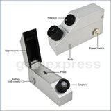 Gr-701 Gem Refractometer (Silver) W/ Built-In Light Source + Ri Oil Refractometers