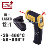 Ir-350 Digital 12:1 Ds Infrared Ir Laser Non-Contact Thermometer