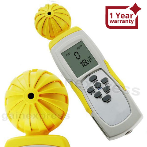 M0198108 Digital Carbon Monoxide (Co) Temperature Meter Made In Taiwan Air Quality Meters