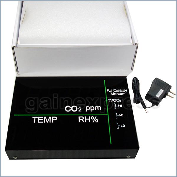 M0198158 Wall Mount Smart Led Display Co2 Voc Temperature & Rh Monitor Made In Taiwan (Fb) Co2/co