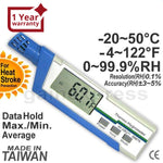 M0198876 Pen Type Thermo Hygrometer Temperature Rh Heat Index Wgbt Thermometer