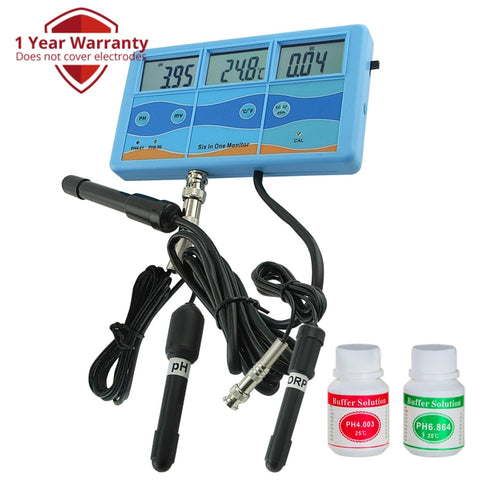 Pht-027 7-In-1 Meter Tester Orp Ph Cf Ec Tds (Ppm) °F °C Water Quality Meters