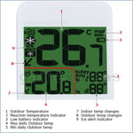 R01Aok-2819 Wireless 30M Indoor Outdoor Thermometer+Snow Alert Alarm Thermometer