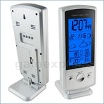 S08613B_1S Wireless Digital Weather Forecast Station Humidity Indoor/outdoor Temperature Rcc Clock