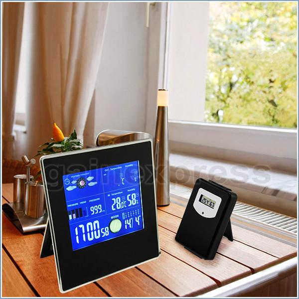 S08S620Pv_3S Wireless Weather Station Indoor/outdoor Temperature Humidity Rh Air Pressure Rcc Dcf