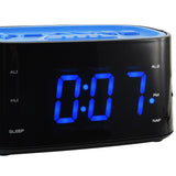 T04Wt465 Technoline Digital Quartz Radio Alarm Clock 220-240V Only Weather Station