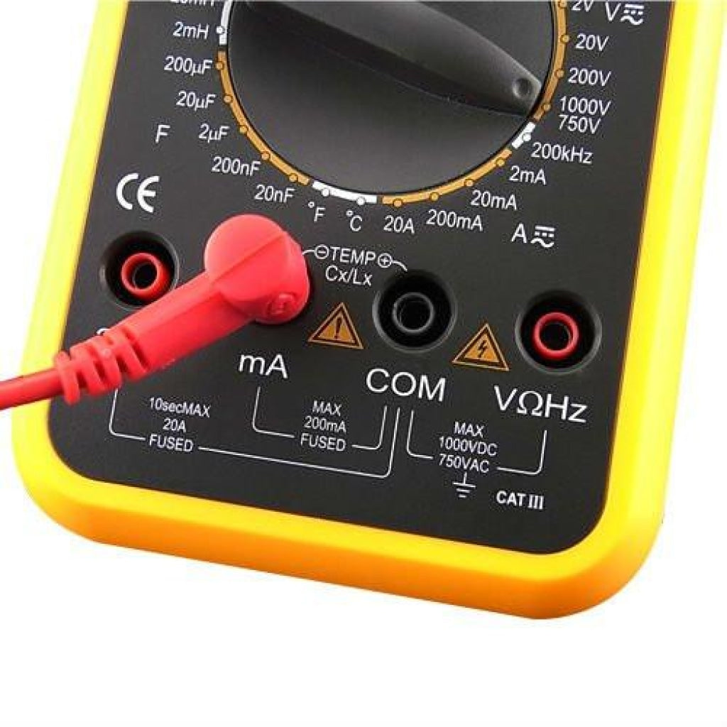 Vc-9805A Multifunction Portable Dmm Digital Multimeter Electrical Tester Inductance Thermometer