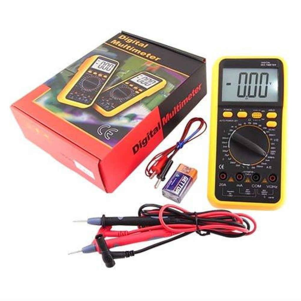 Vc-9805A Multifunction Portable Dmm Digital Multimeter Electrical Tester Inductance Thermometer
