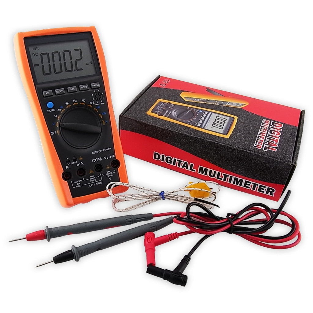 Vc-97 Digital Multimeter Tester Thermometer Voltmeter Ac Dc Ohm Multimeters / Clamp Meters