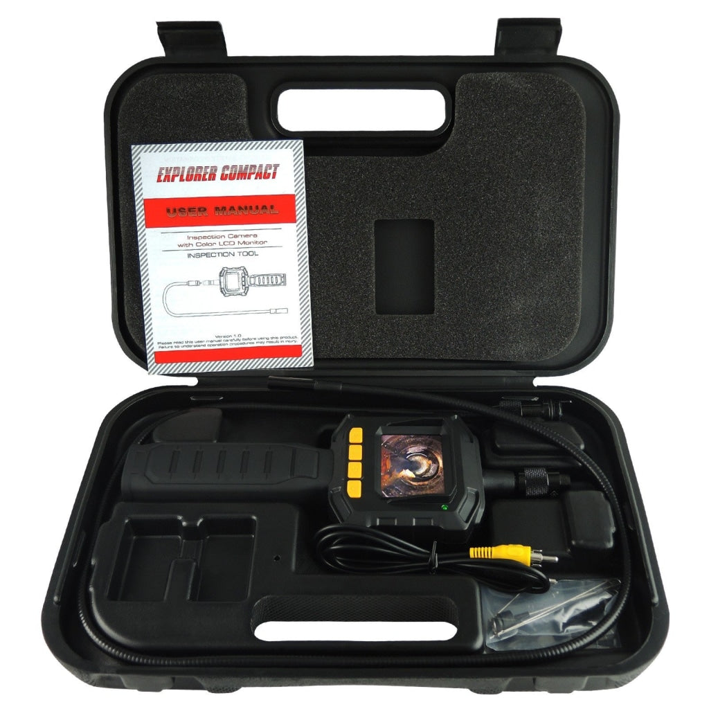 Vid-10 Industrial 2.31 Tft Lcd 8Mm Camera Borescope Endoscope 4 Led Lights Inspection