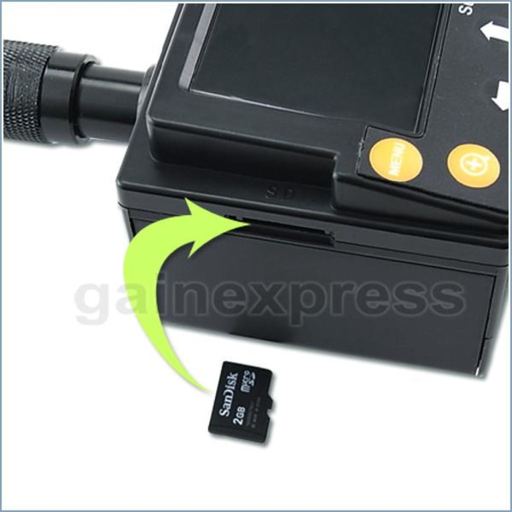 Vid-8 Industrial 2.4 Recordable Waterproof Endoscope Inspection Video + Sd Card Camera