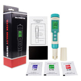 WQM-339 7in1 Pentype Tester PH / TDS / EC / ORP / Salinity / S.G. / Temperature Meter Water Tester for Drinking Water, Aquariums, Hydroponics Pools