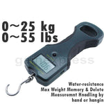 Ws-815 Digital Lcd Weighing Scale 25Kg/55Lb Capacity W/ Rubber Side Handle (Fb)