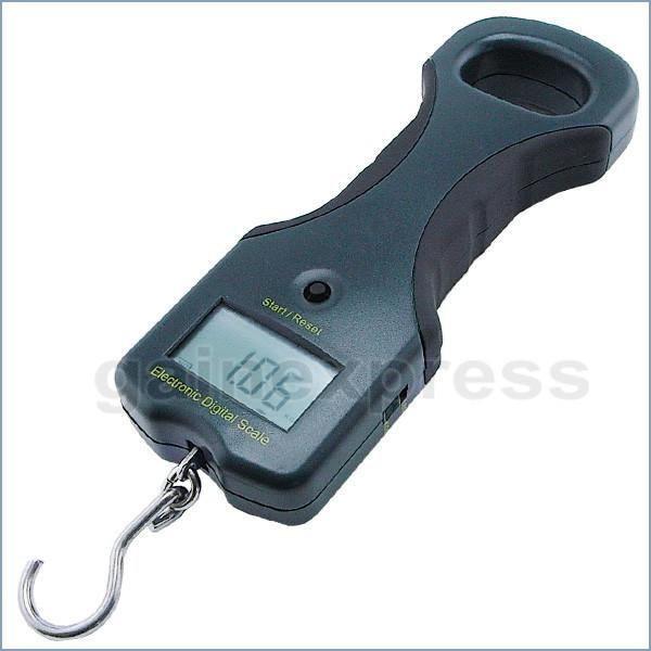 Ws-815 Digital Lcd Weighing Scale 25Kg/55Lb Capacity W/ Rubber Side Handle (Fb)