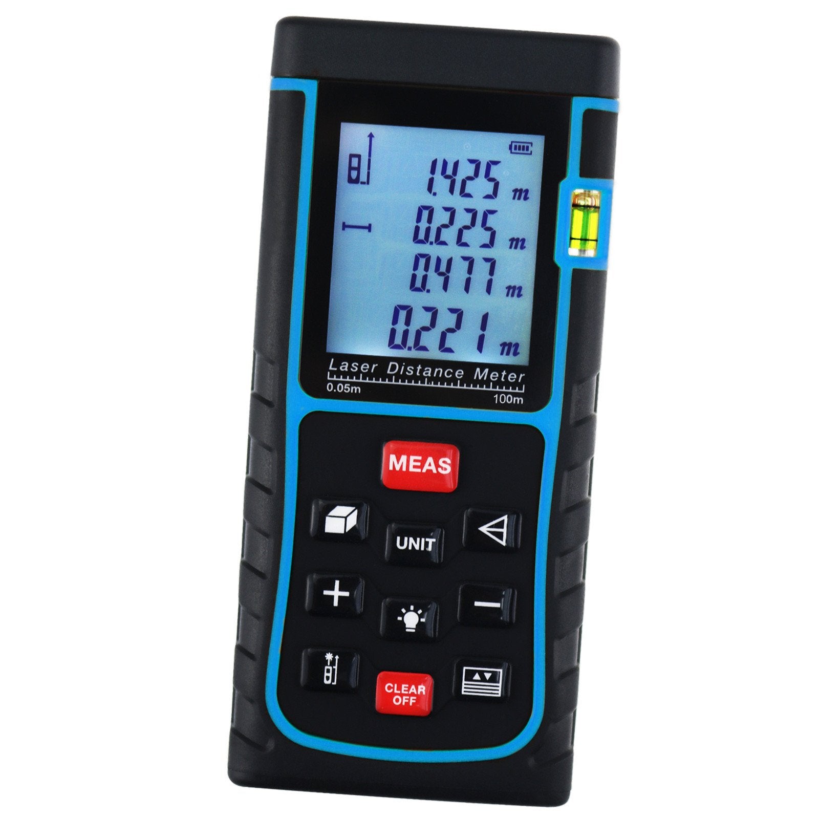 X01Rz-E100 Laser Distance Meter 100M With Spirit Level (Fb)