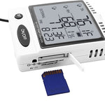 DLG-87799_SD Professional Humidity and Temperature Meter Data Logger SD Memory Record External / Internal Sensor - Gain Express