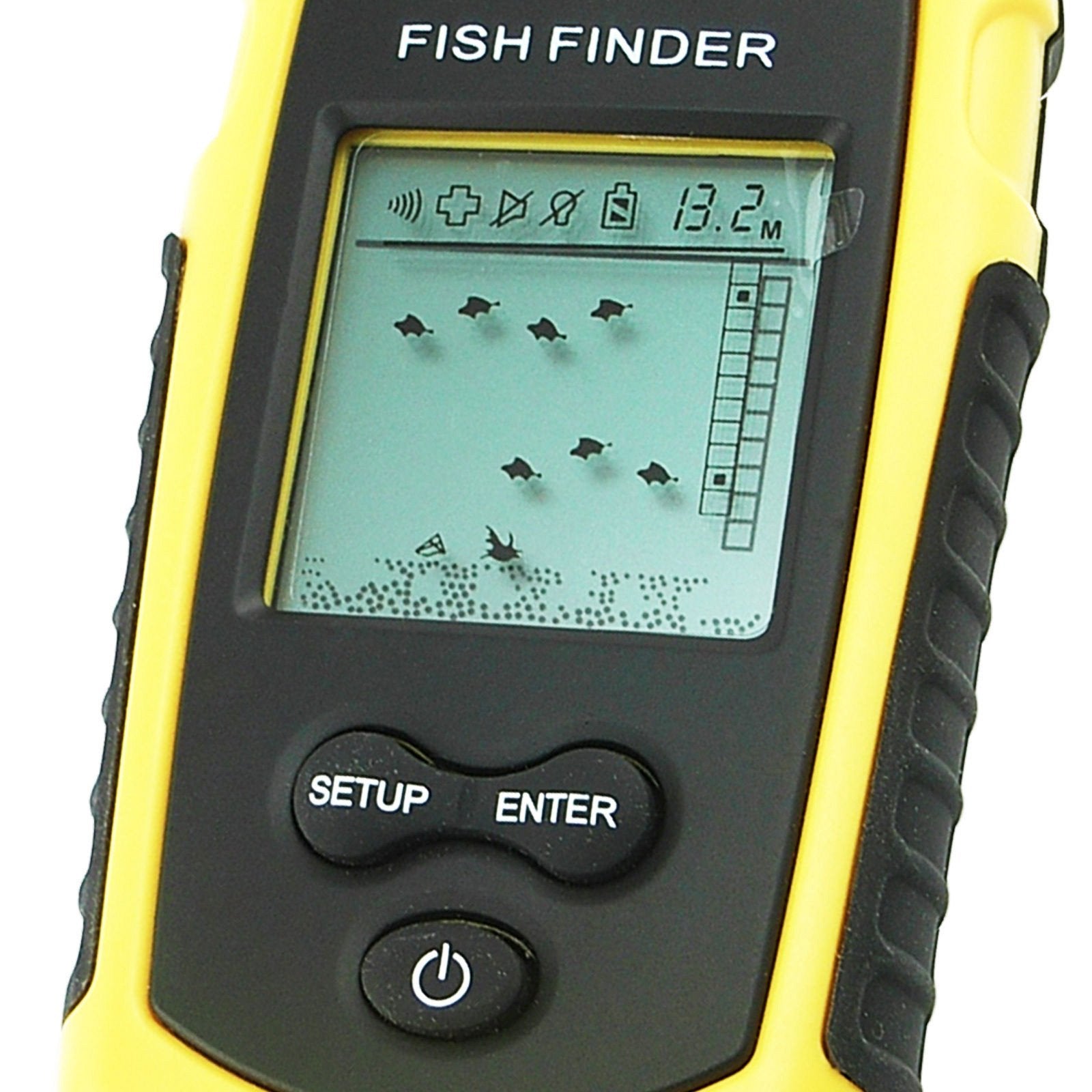 Ff-1108-1 Lucky Wired Fish Finder With 100M Depth Range And 7.5M Cable Sonar Transducer (Fb)
