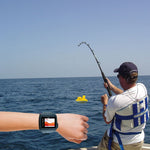Ff-518Ru Russian Version Wrist Watch Wireless 45M Fish Finder Clock Mode Colored Lcd Display Fish
