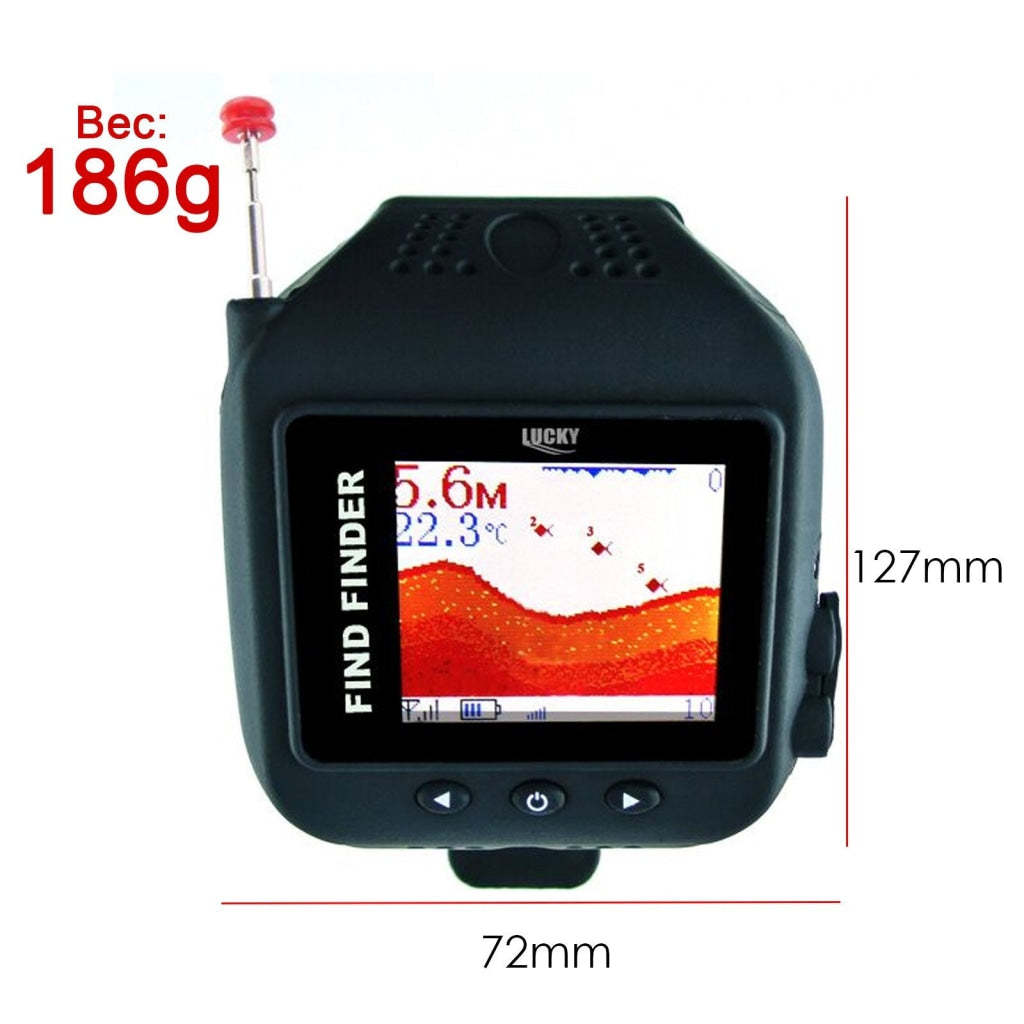 Ff-518Ru Lucky Russian Version Watch Type Wireless Fish Finder With 60M (200Ft) Operational Range