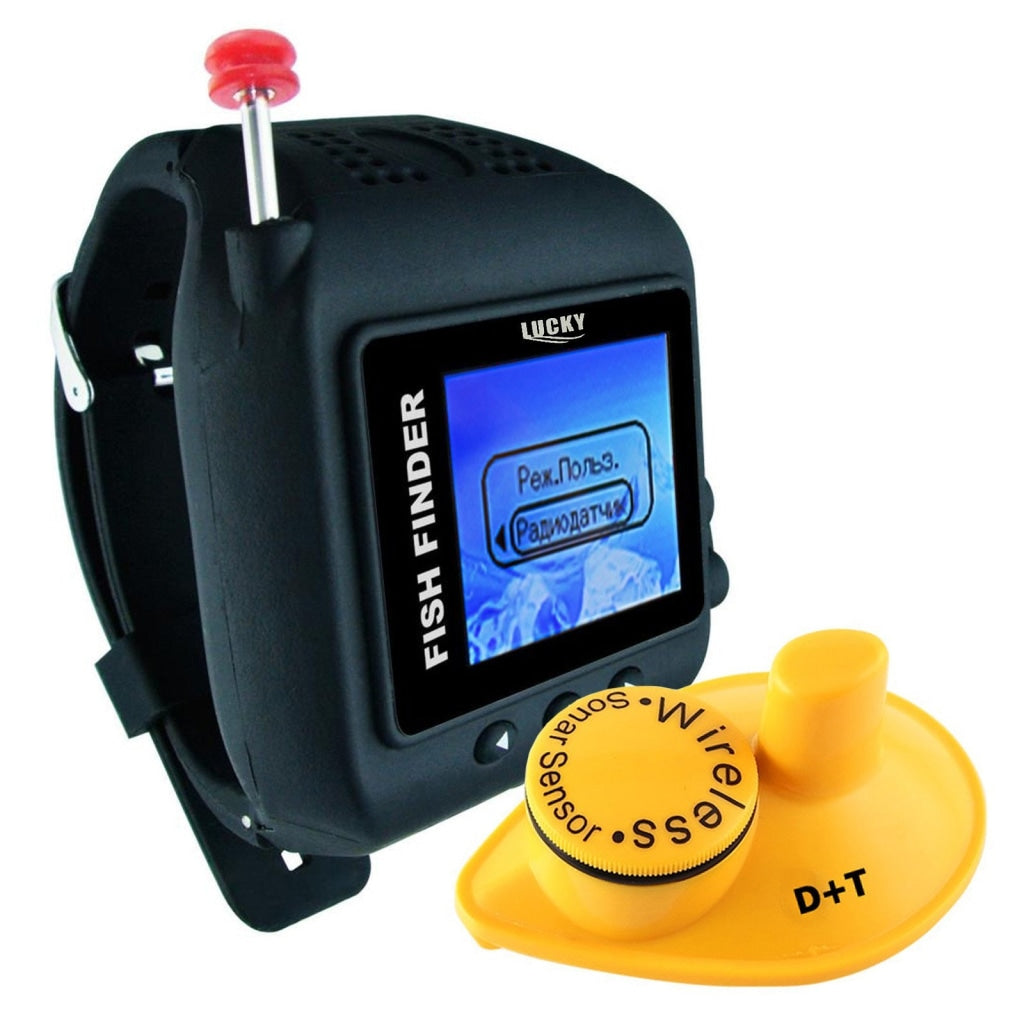 Ff-518Ru Lucky Russian Version Watch Type Wireless Fish Finder With 60M (200Ft) Operational Range