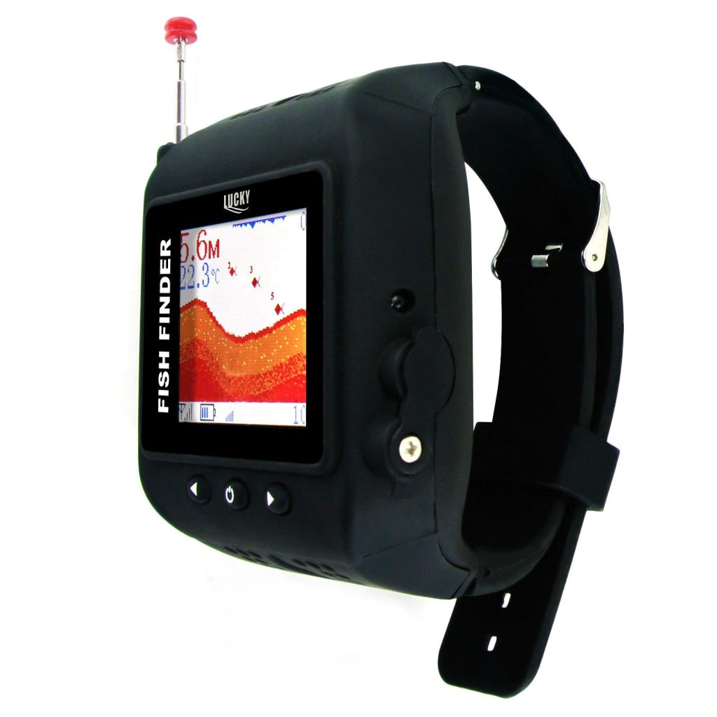 Ff-518Ru Lucky Russian Version Watch Type Wireless Fish Finder With 60M (200Ft) Operational Range